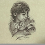 Young Jesus With Lamb
